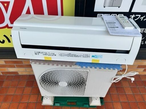 2018年製　東芝　ルームエアコン RAS-E221M(W)■６畳程度