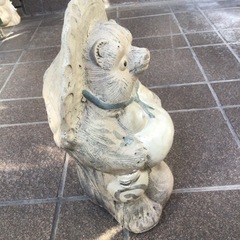 焼き物たぬき置物【値下げ】の画像