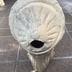 焼き物たぬき置物【値下げ】の画像