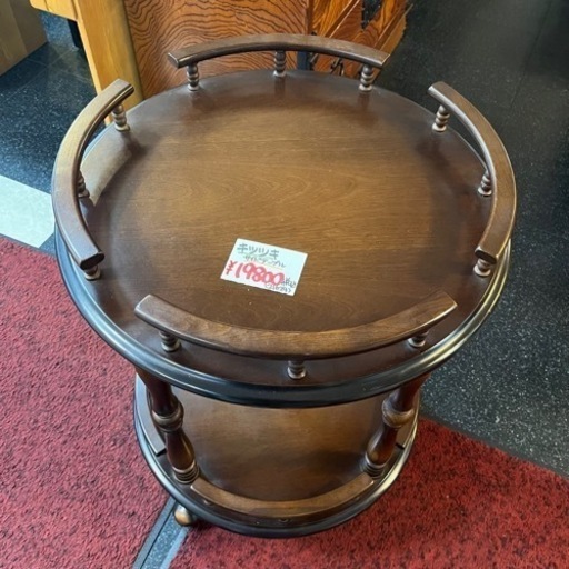 キツツキマーク キツツキ 飛騨 キャスター付き サイドテーブル サイド