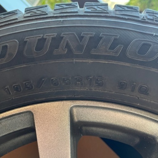 ホイール マナレイスポーツ スタッドレス DUNLOP WINTER MAXX 4本セット 195/65R15 PCD114.3 5穴