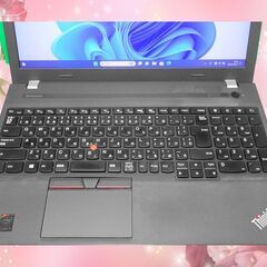 【安心・安全・3年間無料保証】ThinkPad Webカメラ Bluetooth搭載 新品SSD256GB ＆ HDD500GBオフィス2021の画像