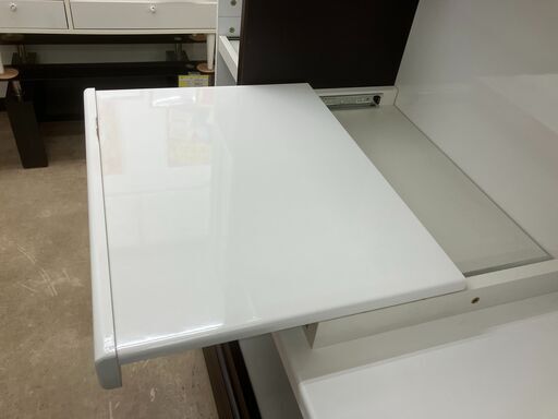 【値下げしました!!】松田家具 2面レンジボード キッチンボード オートクロージャ― No.282●ブラウン 茶色系 ※現金、クレジッ