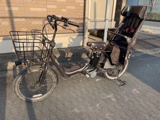 『お引き取り中』子供乗せ電動自転車（後ろ乗せタイプ）