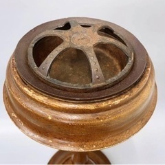 マルニ MARUNI スタンド灰皿 オールドマルニ ヴィンテージ 南部鉄器 木製 灰皿の画像