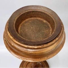 マルニ MARUNI スタンド灰皿 オールドマルニ ヴィンテージ 南部鉄器 木製 灰皿の画像