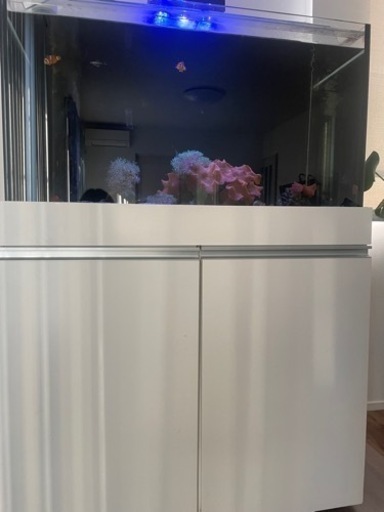 【お話中】【引取限定】オルカ　オーバーフロー　90cm 水槽一式(ガラス)