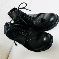 ヨウジヤマモト プールオムYohji Yamamoto POUR HOMME パッチワークチャッカーブーツ 