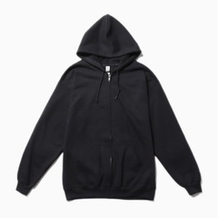 新品ユニセックスパーカー Gildan3点　オーバーサイズジップアップ裏起毛の画像