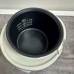 山善 ミニ1人用炊飯器 美品 Y JE-M150の画像
