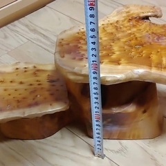 天然木 一枚板 敷板 インテリア 和風 雑貨 一点物 切り株 台 原木 輪切り の画像