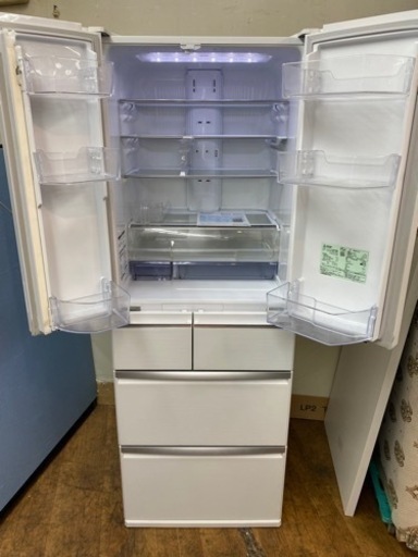 I377 ? ジモティー限定価格！ 切れちゃう瞬冷凍搭載♪ MITUBISHI 冷蔵庫 (475L) ⭐ 動作確認済 ⭐ クリーニング