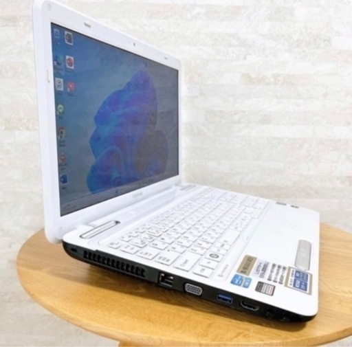 【美品】最新Windows 11 10月分③HDD320GB メモリ4GB 東芝　ノートパソコン