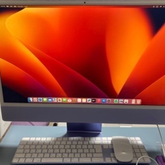 2021 iMac 16GB パープル 美品の画像