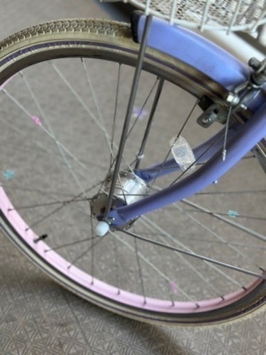 メゾピアノ　22インチ自転車　　ラベンダー