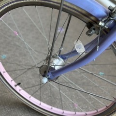 メゾピアノ　22インチ自転車　　ラベンダーの画像