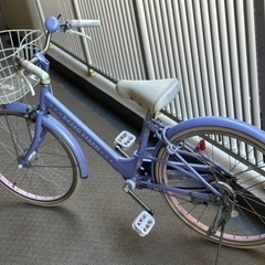メゾピアノ　22インチ自転車　　ラベンダー