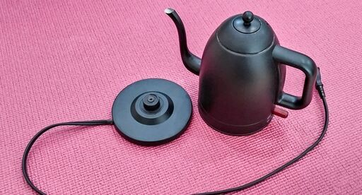 ステンレス電気ケトル800ml（Matt Black）