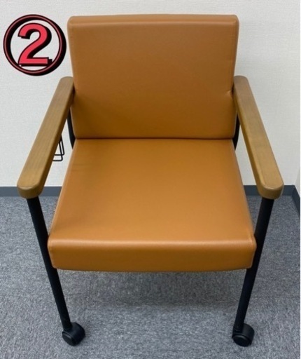 ⚠️✴︎美品✴︎【4脚セット✴︎キャスター付きチェア】