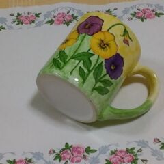 ◆　中古【マグカップ】③　　《ペン立て用》　　MADE　IN　Philippines(フィリピン)。の画像
