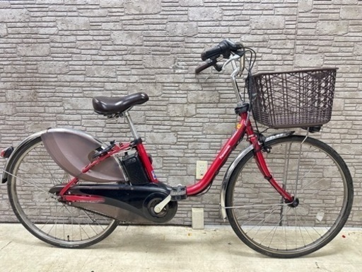 オータムSALE東京23区配達無料　高年式　12Ah 新基準　Panasonic パナソニック　ビビ  12Ah電動自転車☆中古☆パナ 513 ■26インチ