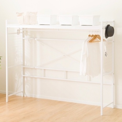 【取引中】ニトリ　ハンガーシェルフ　バジーナJY/WH