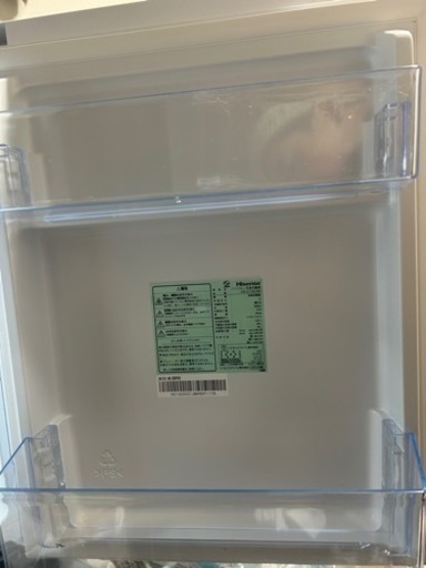 冷蔵庫 Hisense 2023年製 値下げ4万→1.5万