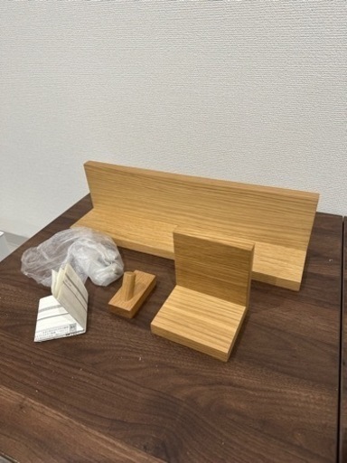 無印 オーク材突棚