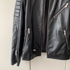 MEN'sZARA レザージャケット　タグなし新品の画像