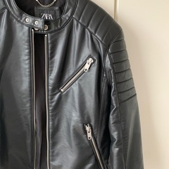 MEN'sZARA レザージャケット　タグなし新品の画像