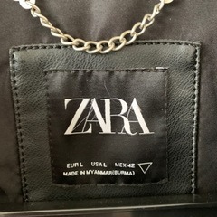 MEN'sZARA レザージャケット　タグなし新品の画像