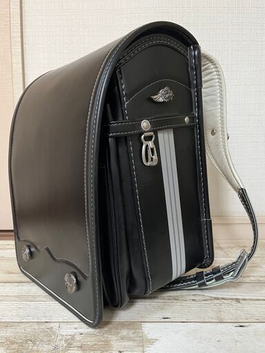 【 美 品 】✨オリジナルチャーム付き✨ ランドセル（黒）