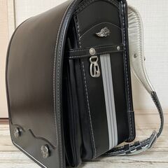 【 美 品 】✨オリジナルチャーム付き✨ ランドセル（黒）の画像