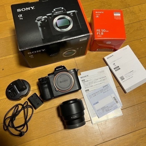 Sony Fullframe カメラ a7ii FE50f18レンズ付き