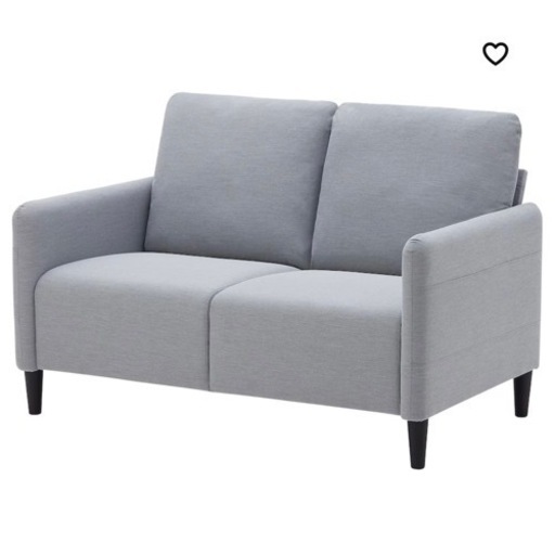 【値下げ中】【美品】IKEAソファー クッションカバー付き