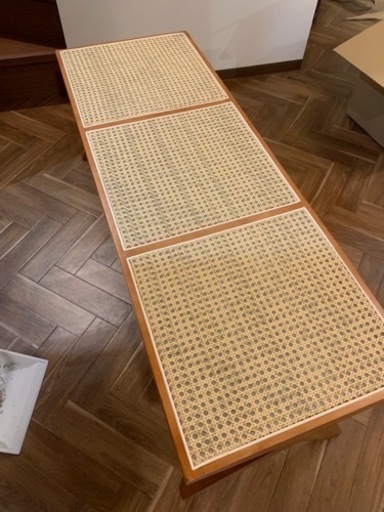 ピエールジャンヌレ　PierreJeanneret 3人用　ラタンベンチ　スツール　リプロダクト