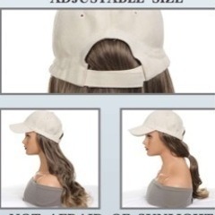 ウィッグ・キャップ付き🧢の画像