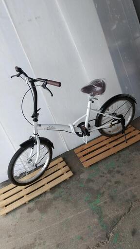 取引中☆美品新古品おしゃれな20インチ折り畳み自転車☆ (㈱One