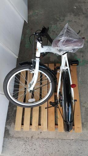 取引中☆美品新古品おしゃれな20インチ折り畳み自転車☆ (㈱One