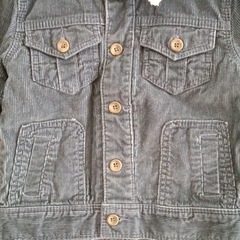 【babyGAP】95★コーデュロイジャケット★もこもこ★ネイビー★男女兼用★の画像