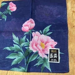 藍染ハンカチ