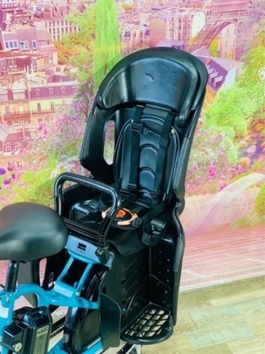 ❸5792子供乗せ電動アシスト自転車ブリヂストン20インチ良好バッテリー