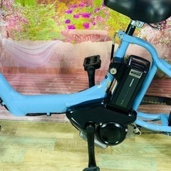 ❶5800子供乗せ電動アシスト自転車YAMAHA 20インチ良好バッテリーの画像