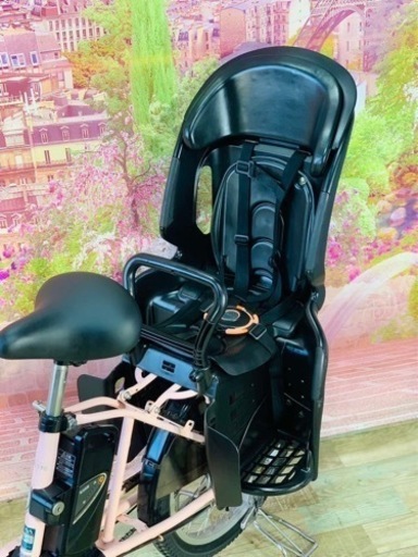 ❸5781子供乗せ電動アシスト自転車Panasonic20インチ良好バッテリー