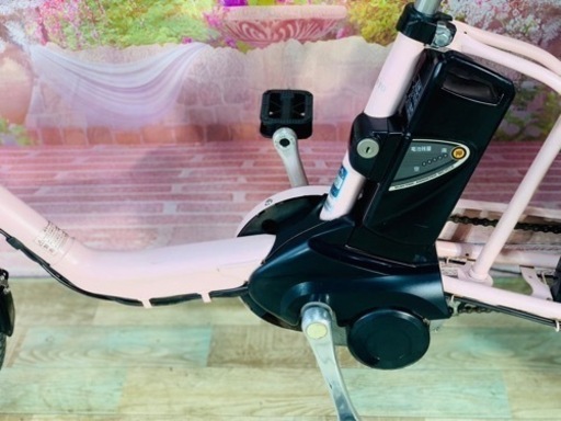 ❹5781子供乗せ電動アシスト自転車Panasonic20インチ良好バッテリー