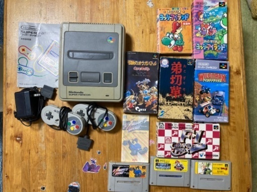【稼働確認済】スーパーファミコンとソフト8本セット