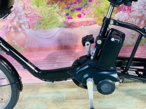 ❶5787子供乗せ電動アシスト自転車Panasonic20インチ良好バッテリー