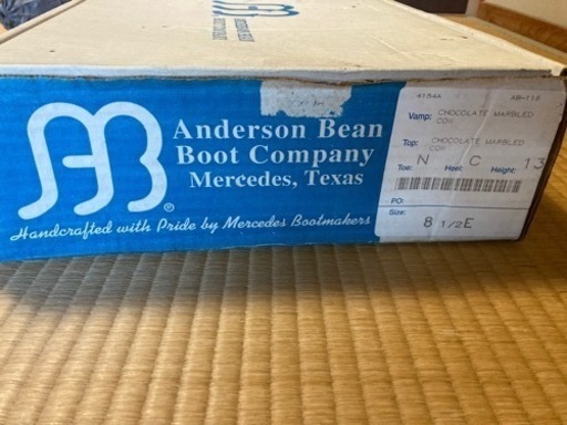 ウエスタンブーツ　Anderson bean