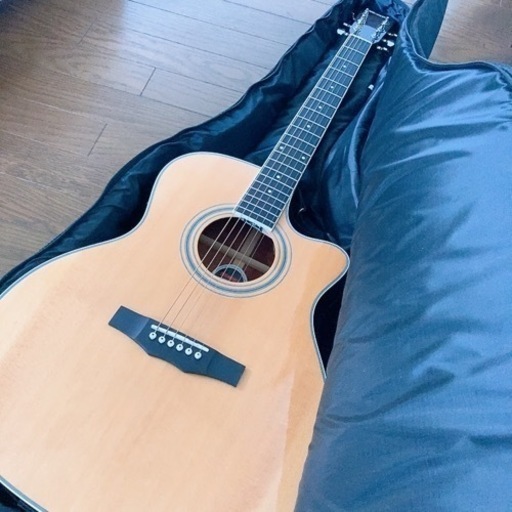 Morris エレアコ R401NAT アコースティックギター 専用ケース付き