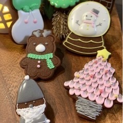 アイシングクッキーとケーキのお教室の画像